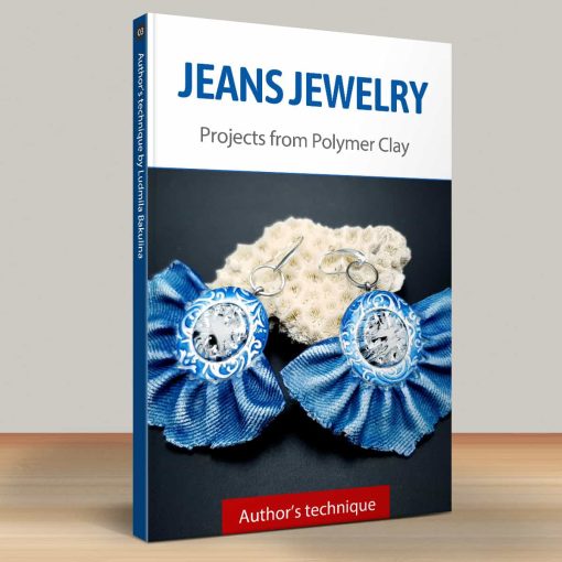 Faux Jeans/Denim Fabric: Part.5 Jeans Earrings #3