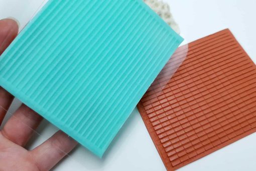 Striped Fabric, 95x80mm #20573