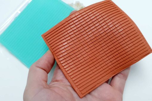 Striped Fabric, 95x80mm #20580