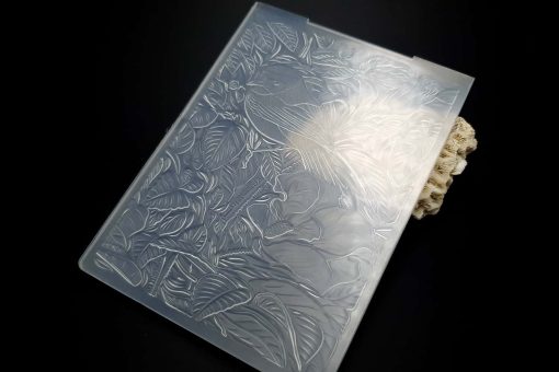 Tooled Leather Bird in the Forest #20712