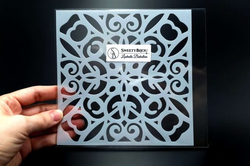 Simple Mandala Plastic Stencil (1pcs) #21047