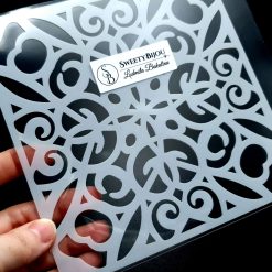 Simple Mandala Plastic Stencil (1pcs) #21050