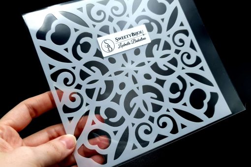 Simple Mandala Plastic Stencil (1pcs) #21050