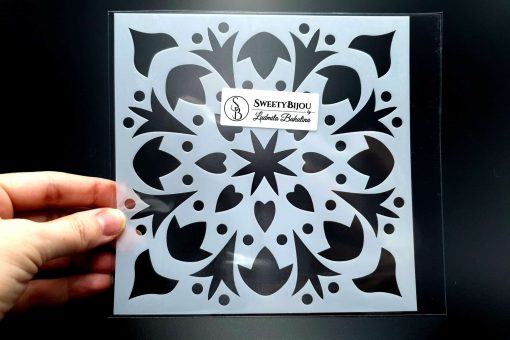 "Winter Snowflake" Plastic Stencil (1pcs) #21062