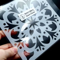 "Winter Snowflake" Plastic Stencil (1pcs) #21065
