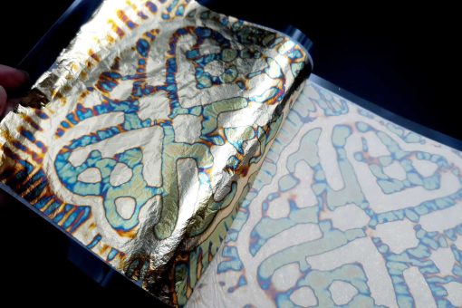 Copper Metal Leafs - Blue-Gold #21166