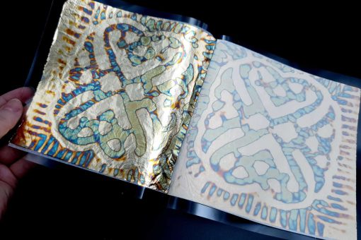 Copper Metal Leafs - Blue-Gold #21172