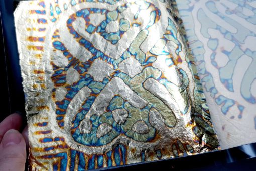 Copper Metal Leafs - Blue-Gold #21180