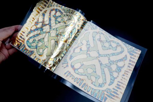 Copper Metal Leafs - Blue-Gold #21188