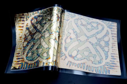 Copper Metal Leafs - Blue-Gold #21194