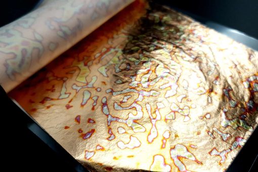 Copper Rust Metal Leafs #21176