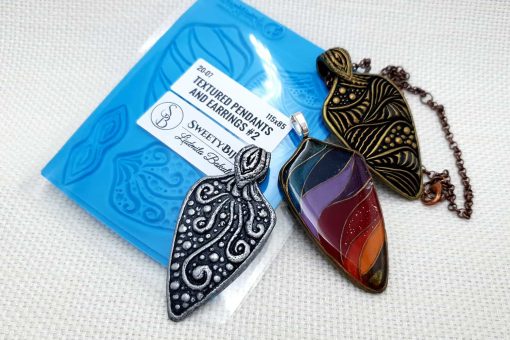 Textured Pendants and Earrings #2 #21390