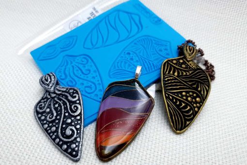 Textured Pendants and Earrings #2 #21392