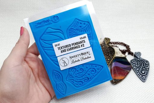 Textured Pendants and Earrings #2 #21394