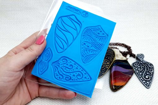 Textured Pendants and Earrings #2 #21396