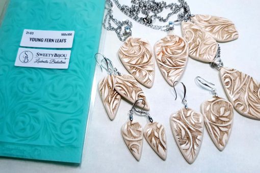 Silicone Texture "Young Fern Leafs" #22122