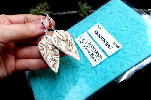 Silicone Texture "Young Fern Leafs" #22126