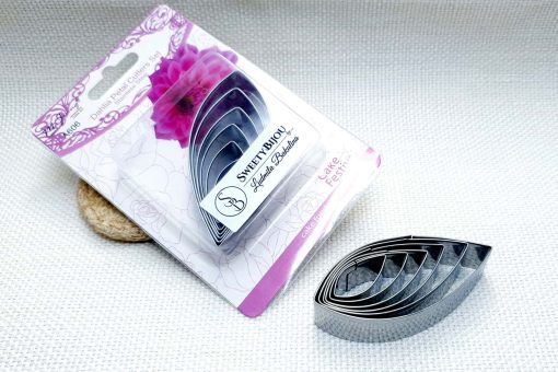 6-pcs Stainless steel dahlia flower petals cutters #22030