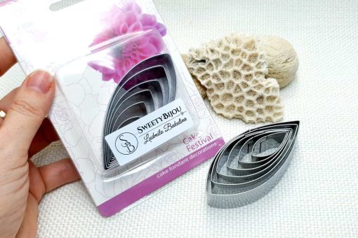 6-pcs Stainless steel dahlia flower petals cutters #22032