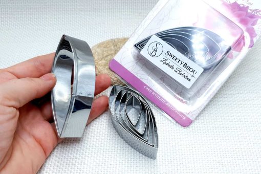 6-pcs Stainless steel dahlia flower petals cutters #22033