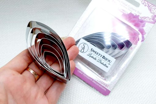 6-pcs Stainless steel dahlia flower petals cutters #22036