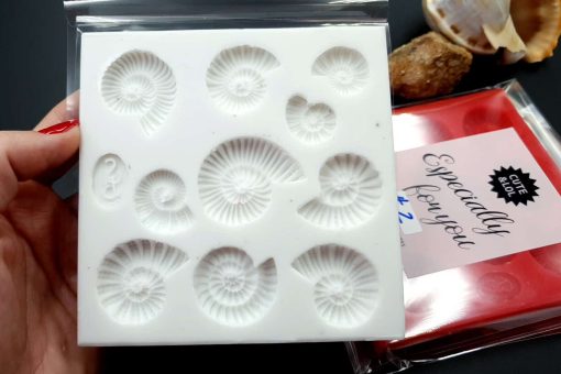 Square Medium Ammonites Mold #2 #21938