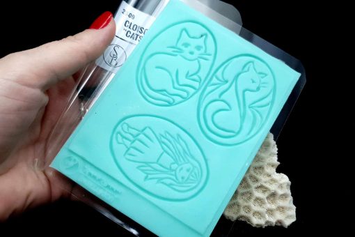 Cloisonne Enamel - Cats and a Girl #21844