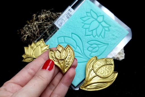 Cloisonne Enamel - Tulips and Lotuse #21842