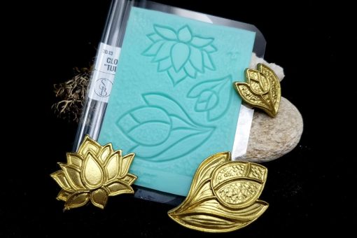 Cloisonne Enamel - Tulips and Lotuse #21859