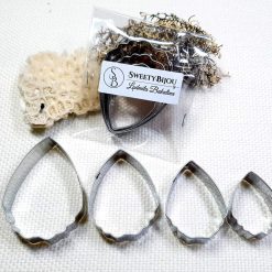 Peony Petal - 4 cutters for polymer clay #22376