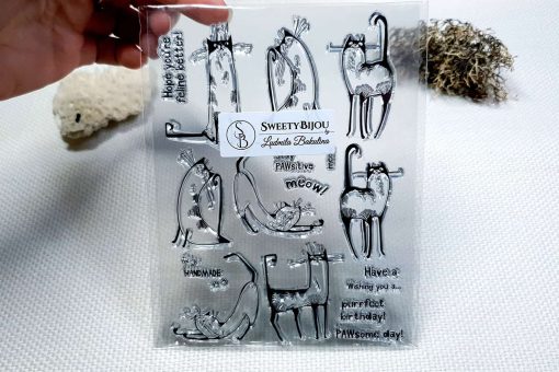 Cats - Clear Silicone Stamp #22501