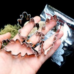 Stainless steel leaf-shape cutters #22780