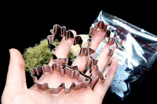 Stainless steel leaf-shape cutters #22783