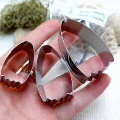 Set of 3 cutters for polymer clay "Petal" #22816