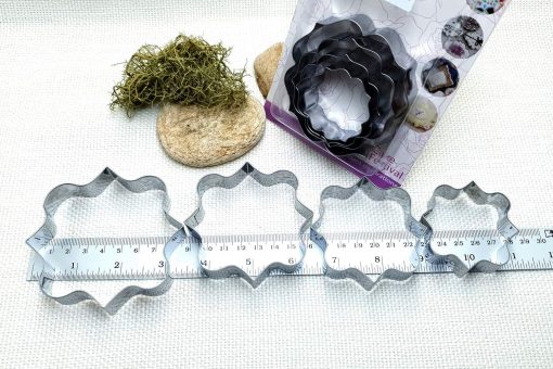 4 pcs Stainless Steel Square Shaped Cookie Cutters #22833