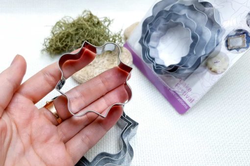 4 pcs Stainless Steel Square Shaped Cookie Cutters #22836