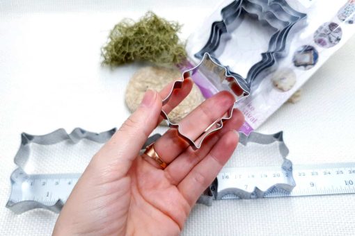 4 pcs Stainless Steel Rectangle Cookie Cutters #22849