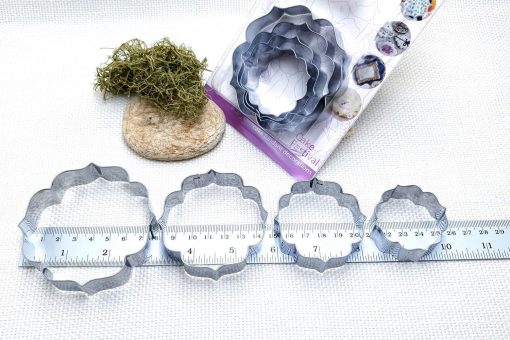 4 pcs Stainless Steel Round Shaped Cookie Cutters #22854