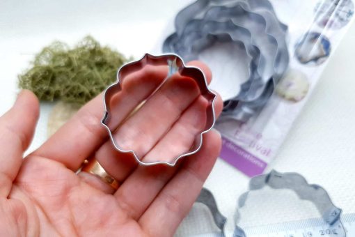 4 pcs Stainless Steel Round Shaped Cookie Cutters #22856