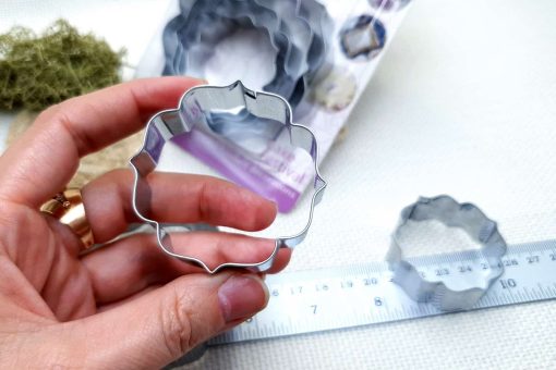 4 pcs Stainless Steel Round Shaped Cookie Cutters #22857