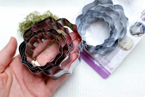 4 pcs Stainless Steel Round Shaped Cookie Cutters #22860