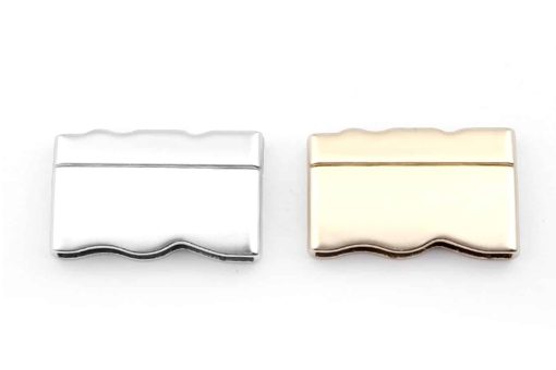 Silver Color Magnetic Clasps - 2 pairs #23279
