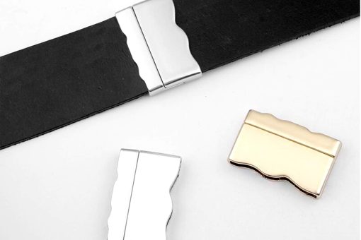 Silver Color Magnetic Clasps - 2 pairs #23281