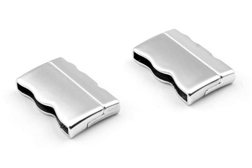 Silver Color Magnetic Clasps - 2 pairs #23284
