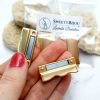 Golden Color Magnetic Clasps - 2 pairs #23282