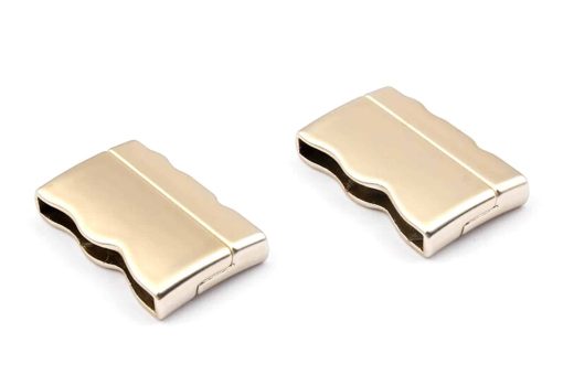 Golden Color Magnetic Clasps - 2 pairs #23291
