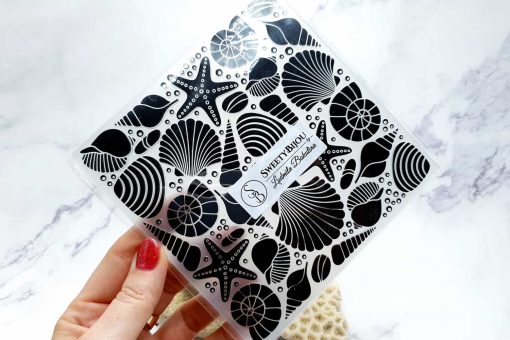 Double side texture "Sea Shells and Stars" #23332