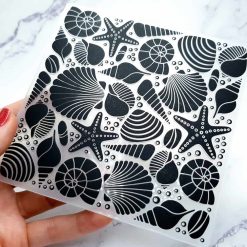 Double side texture "Sea Shells and Stars" #23336