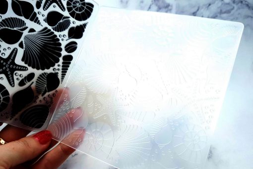 Double side texture "Sea Shells and Stars" #23337