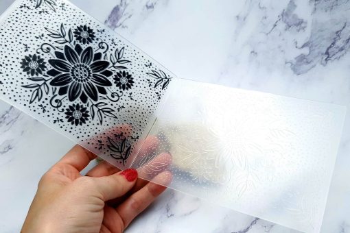 Double side texture "Flowers in the Centre" #23340